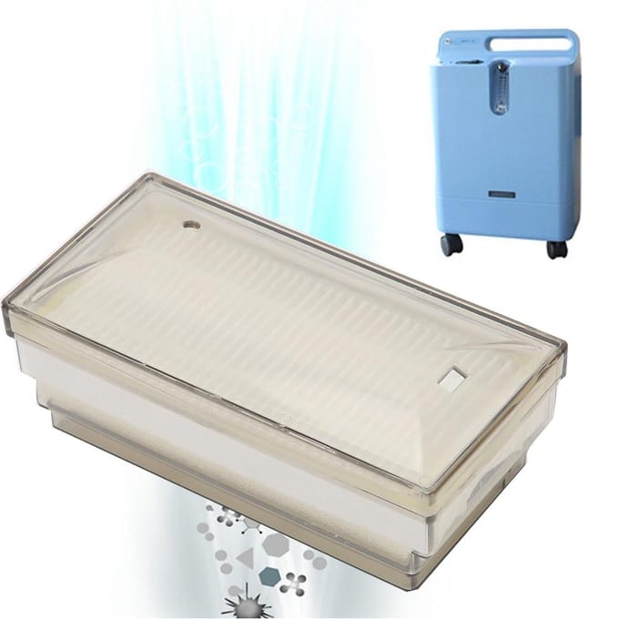 Deeltjesfilter Zuurstofgenerator Vervangingsfilter voor 5L Zuurstofconcentrator white