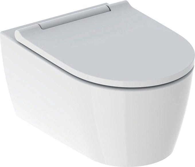 Geberit ONE hangtoilet – TurboFlush – diepte 54 cm – met softclose zitting – mat wit KeraTect