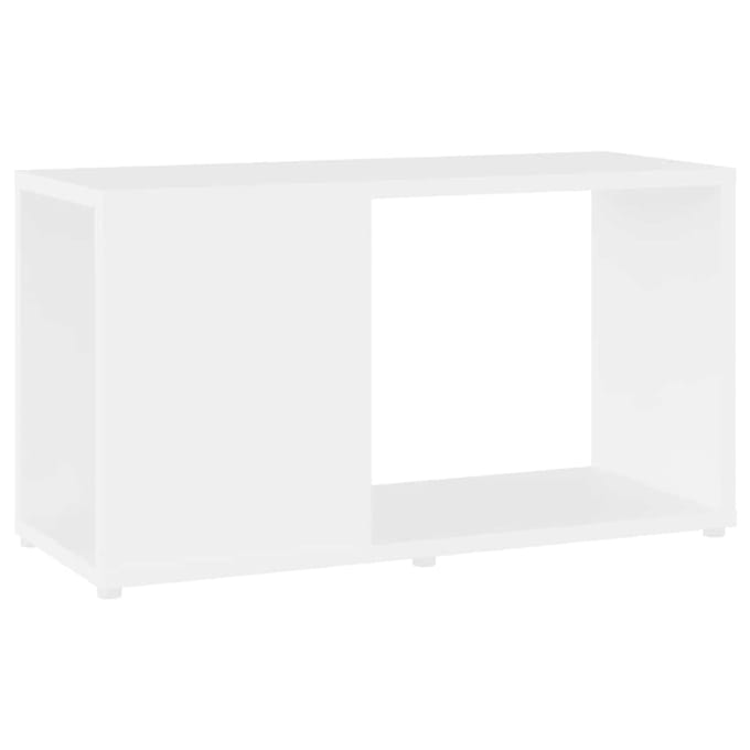 vidaXL - Tv-meubel - 60x24x32 - cm - bewerkt - hout - wit