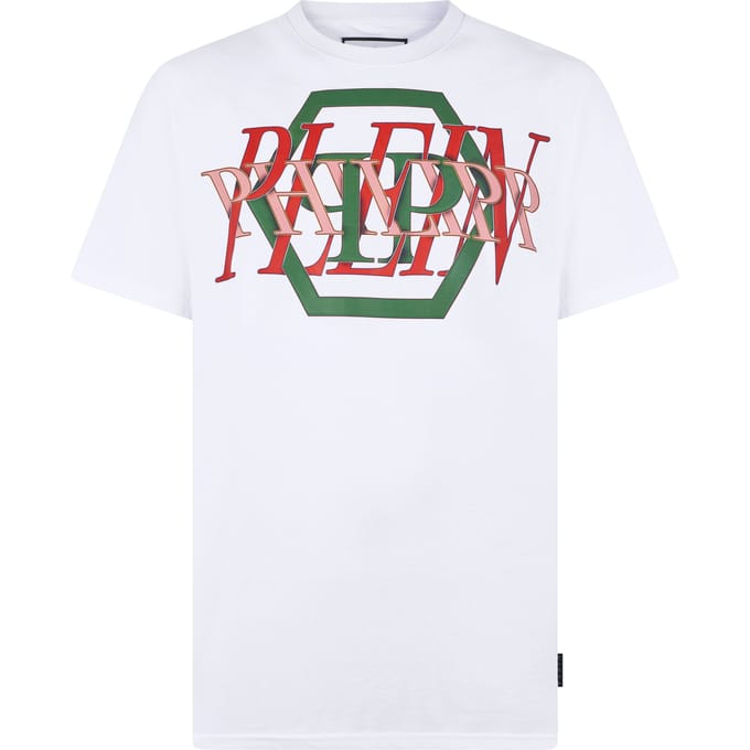 Round Neck T-Shirt Logo Hexagon