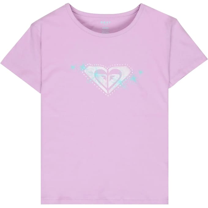 Roxy Lilyregular Night T-shirt Met Korte Mouwen Paars 16 Years Meisje