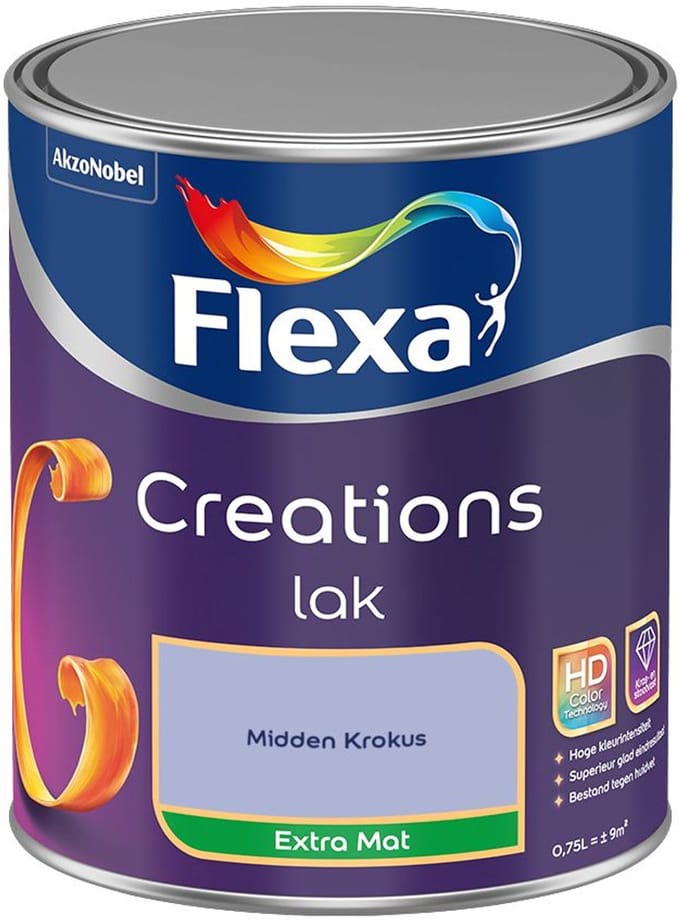 Flexa - Creations Lak Extra Mat - Midden Krokus - Mengverf - 750 Ml
