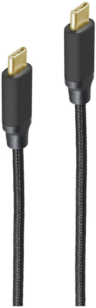 shiverpeaks BS20-70025 USB-kabel USB 3.2 Gen 2 (3.1 Gen 2) 1 m USB C 10 Gbit/s 100 W Zwart