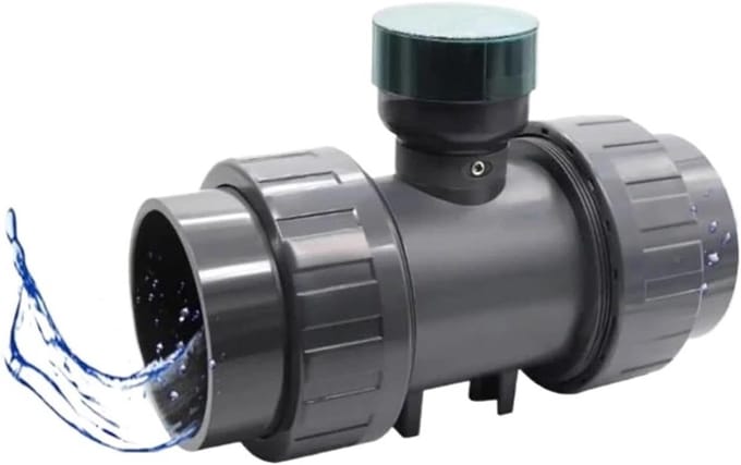 Digitale Waterstroommeter - PVC Pijpsensor - Debiet Meten - RS485 Communicatie - DN15 - Grijs