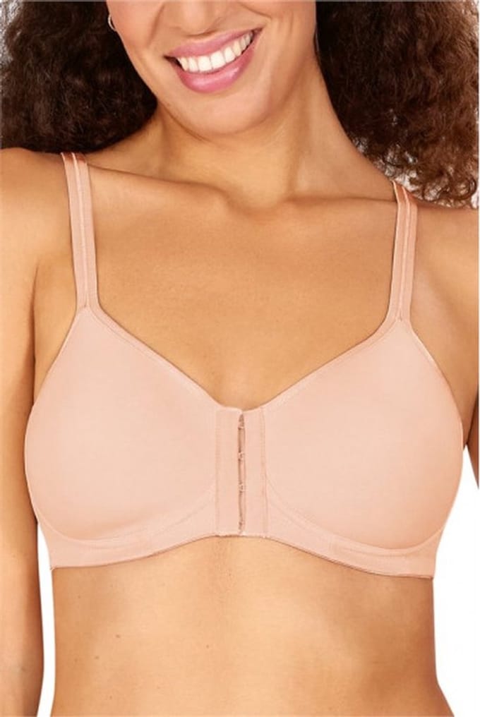 Mara Voorgevormde Beha Zonder Beugel Met Voorsluiting - Blush