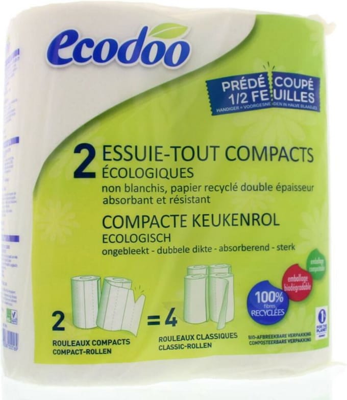 3x Ecodoo Keukenrol 2 stuks