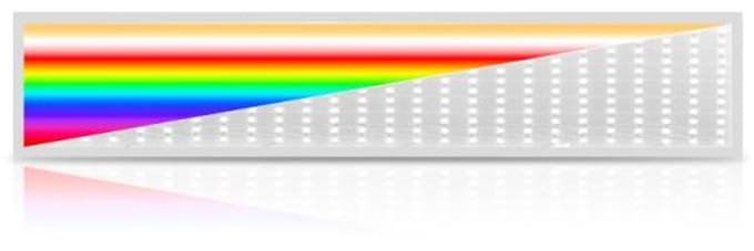 Back-Lit Led paneel 150x30 cm 40 W rgb+cct switch