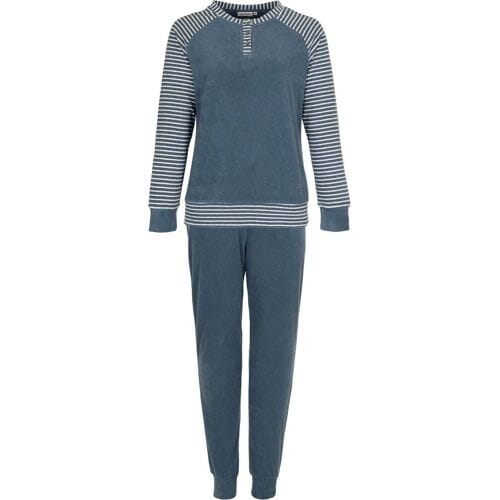 Pastunette Pyjamaset - Katoen/Polyester - Badstof - Blauw - Maat 46
