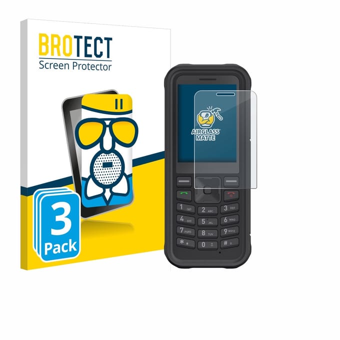 BROTECT - Screenprotector voor Sonim XP100 - Folie Beschermfolie Beschermglas matte 3 Stuks