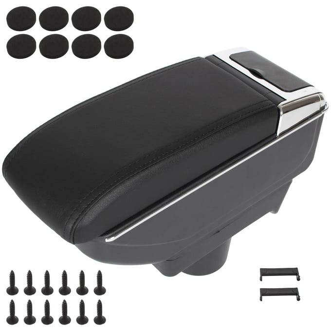 Modecar - Armsteun met Opbergvak - Zwart - Voor Opel Astra III H - 2004-2014