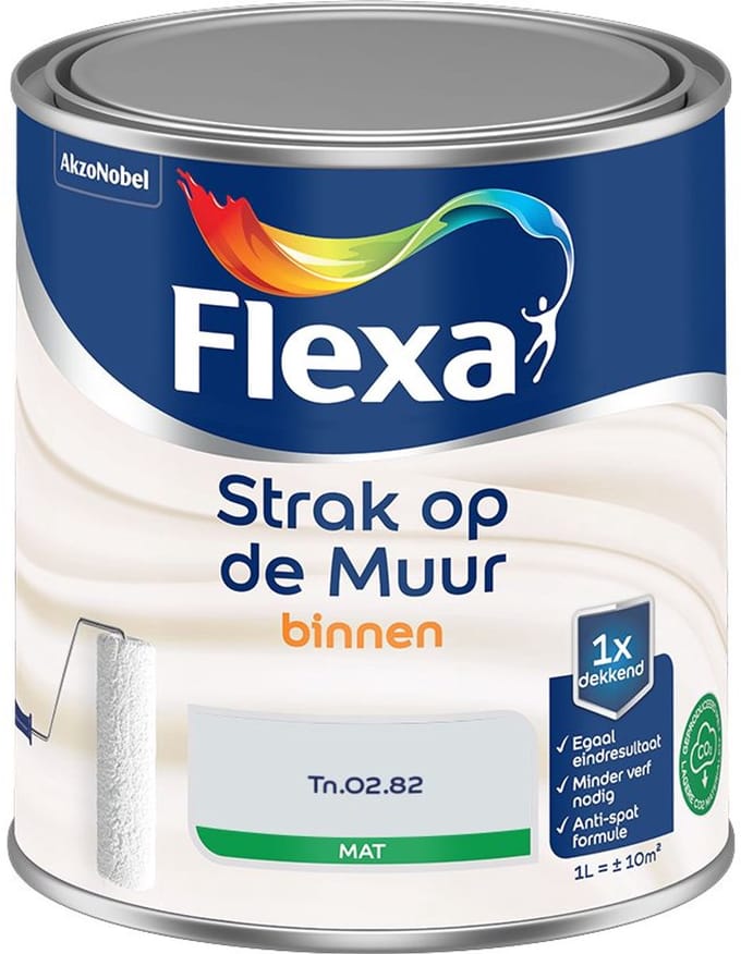 Flexa - Strak Op De Muur Binnen Mat - Tn.02.82 - Mengverf - 1 L