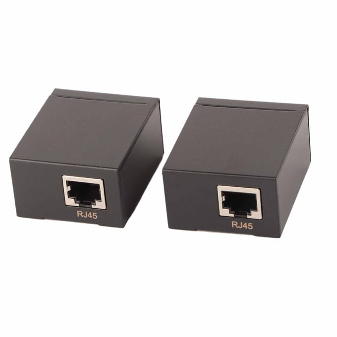 60M VGA RJ45 Extender Zender Ontvanger CAT‑5 6 Ethernet Kabel