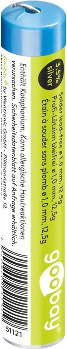 Fixpoint Solder lead-free ø 1.0 mm 12.5 G reel - content: