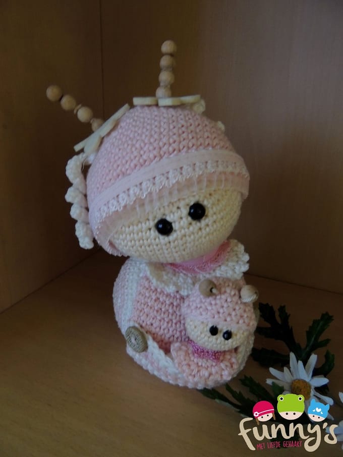 Haakpakket Funny Snail Shelly met baby