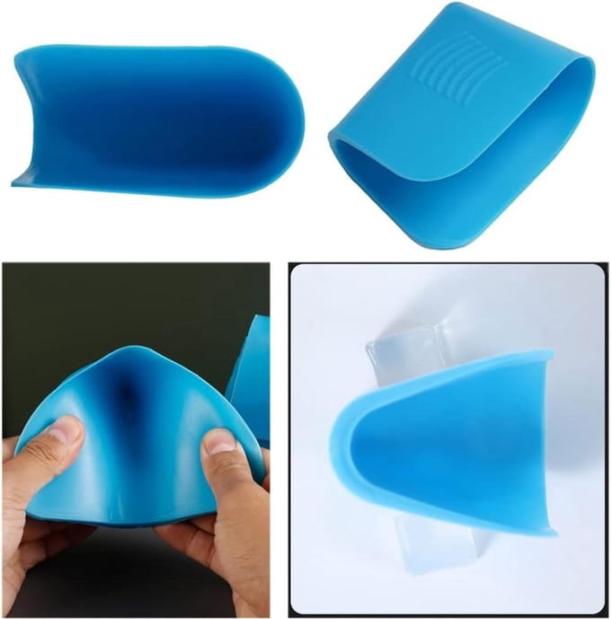 Kit Afwerking Gereedschap - Kitroller Kitspuit - Voegen Afwerken - Ergonomisch Handvat - 2 Stuks - Blauw