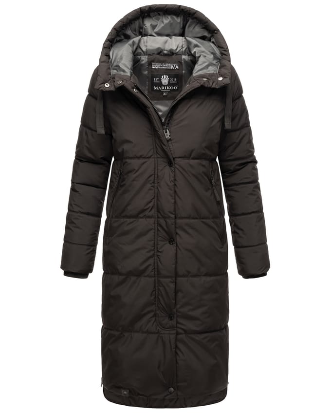 Marikoo Soranaa dames winterjas – lang, warm & met capuchon