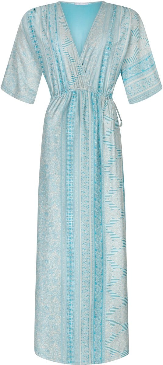 Chic by Lirette - Kimono jurk Lotus Guna - Turquoise - M