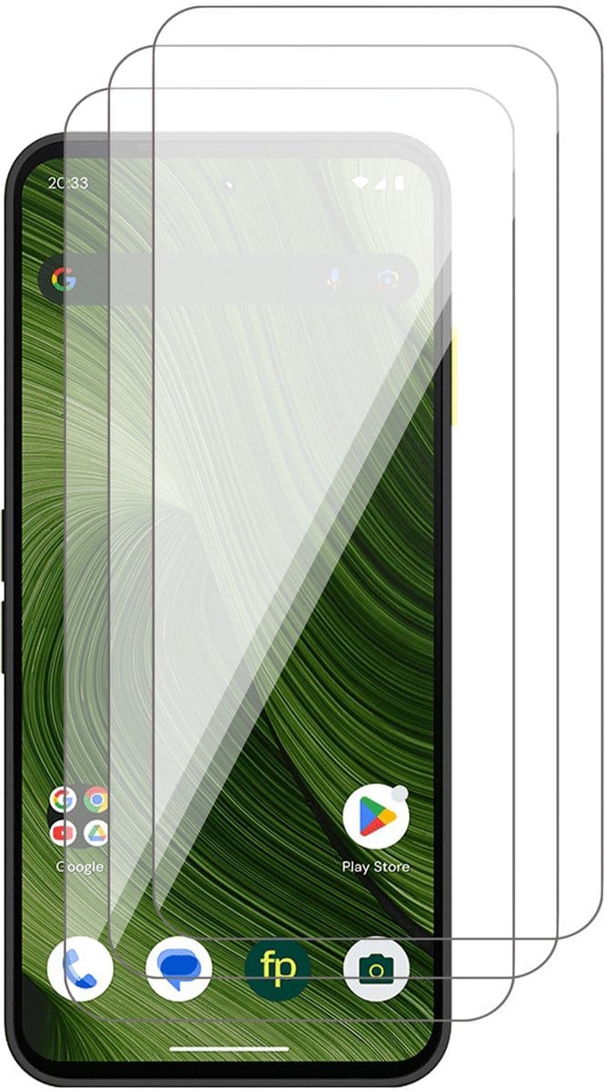 Screenprotector geschikt voor Fairphone 6 - 3x Glas Screen Protector