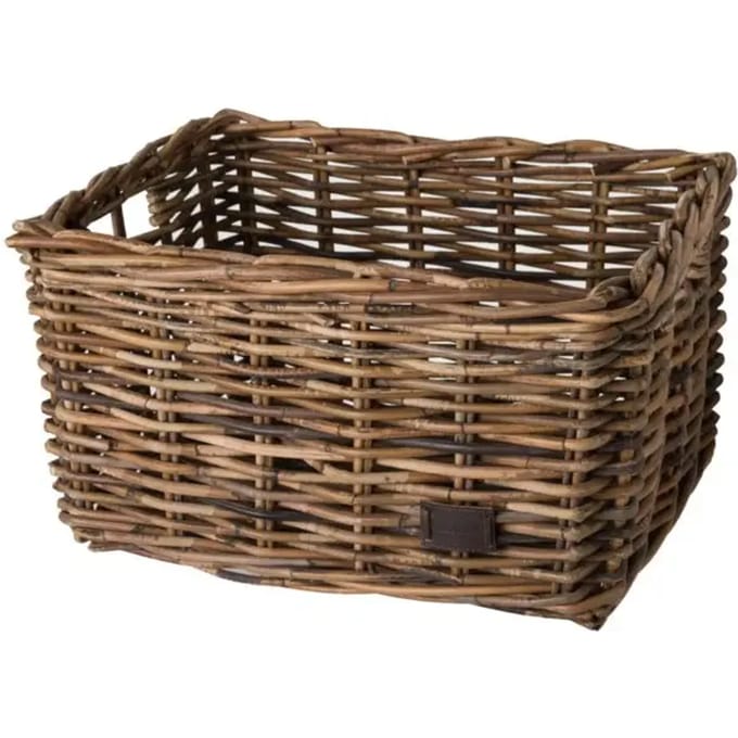 Fastrider Zeno Rotan Fietsmand - Bruin - 8L - Handgemaakt