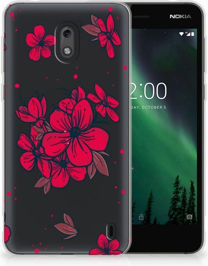 Nokia 2 TPU Case Blossom Red