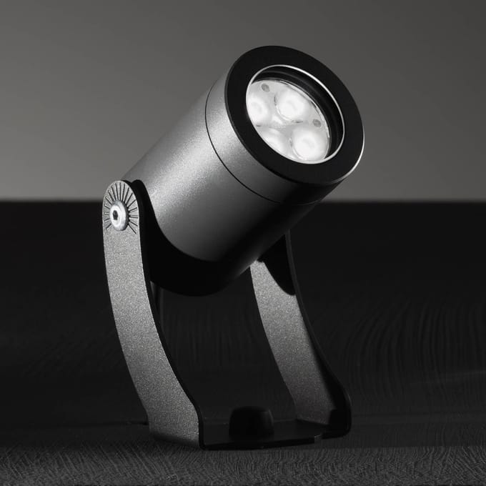 LCD Buitenspot 1445LED, grafiet, 90°