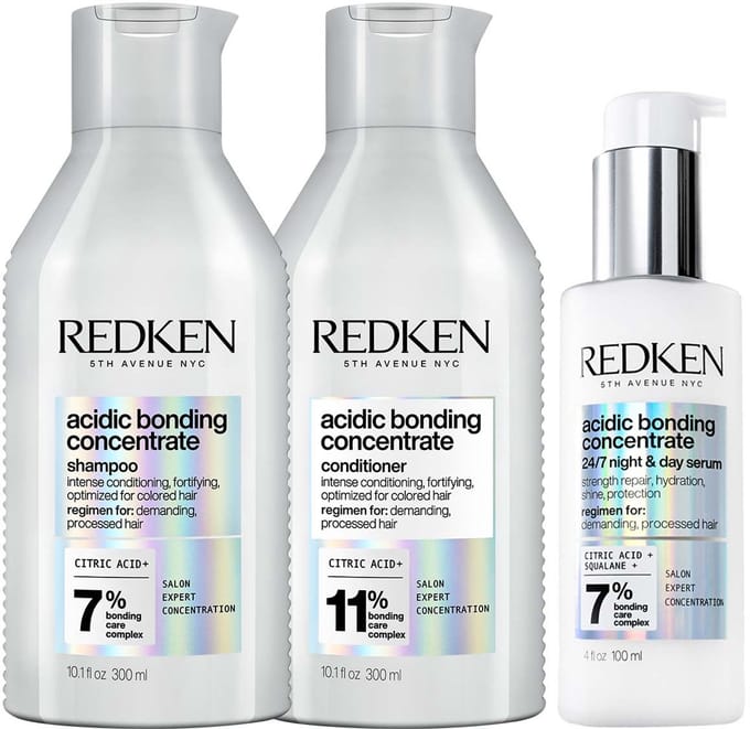 Redken - Acidic Bonding Concentrate Shampoo + Conditioner + Serum Set
