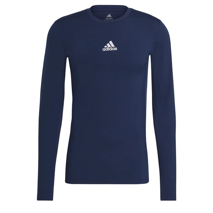 Adidas Techfit / Climawarm Longsleeve Heren - Marine | Maat: S