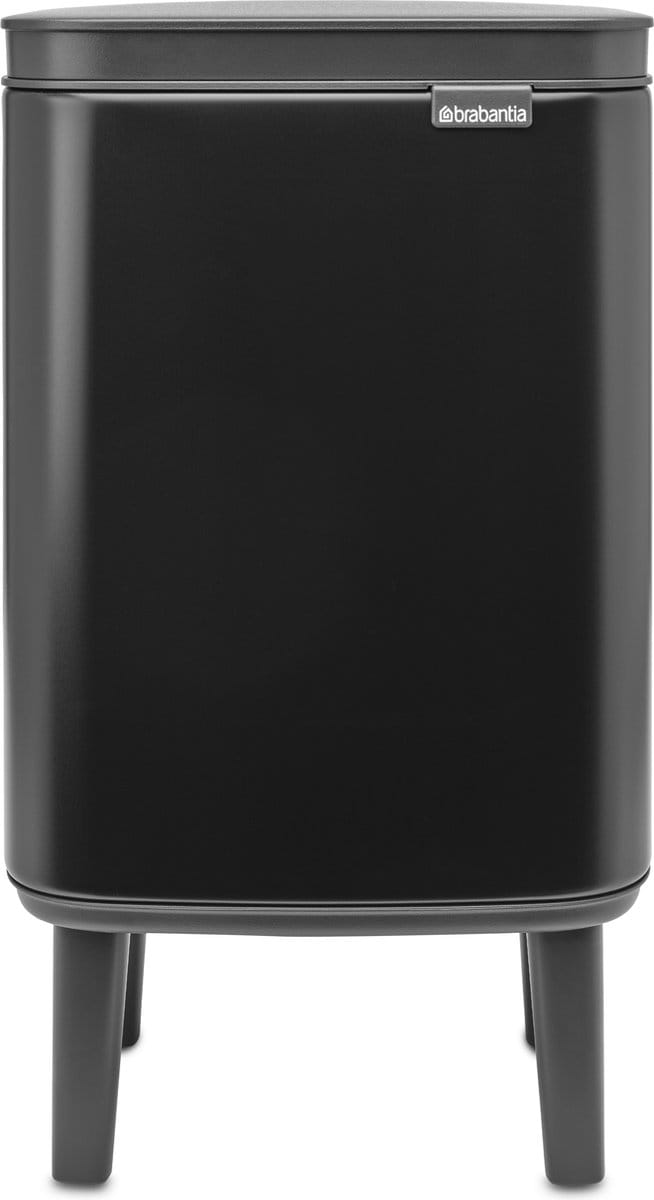 Brabantia Bo Hi Prullenbak - 4 liter - Badkamer - Matt Black