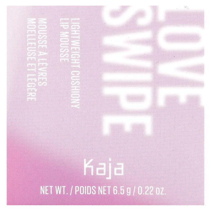 Kaja, Love Snap, light cushioning lip mousse, 02 Sweet Softy, 6.5g (0.22oz) pink