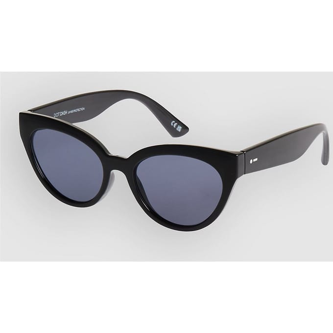 Dot Dash Strata Shiny Black Zonnebril zwart