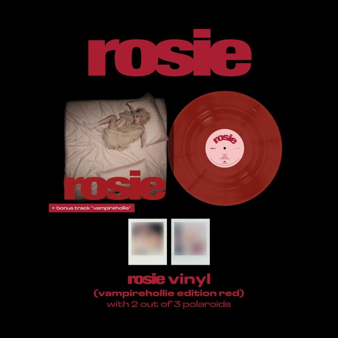 ROSE - premier album studio [rosie] vinyle (édition vampirehollie rouge) gray