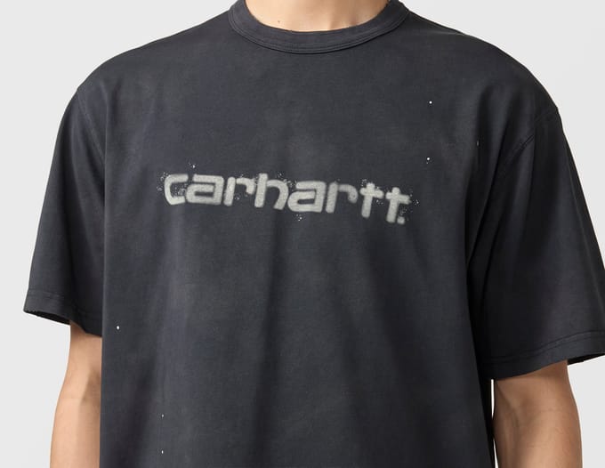 Regular fit t-shirt van puur katoen model 'Painter'