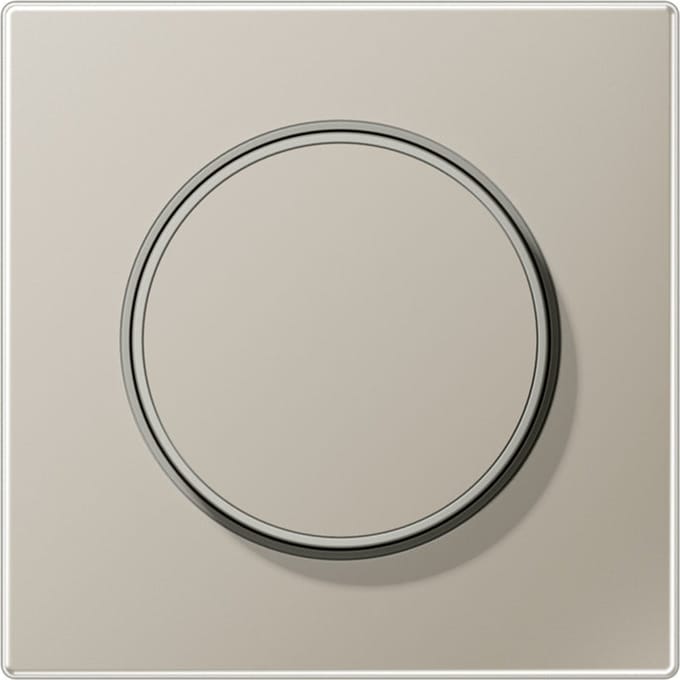 JUNG afdekking voor draaidimmer - LS range edelstaal (ES1740)