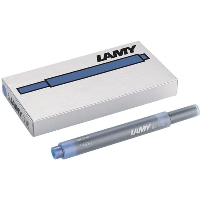 Lamy vulling voor de vulpen, t10, kleur blauw à 5 stuks