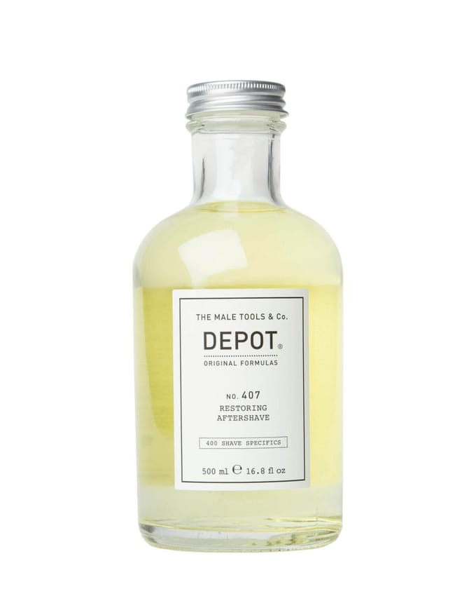 Depot, 400 Scheer Specifieke Items Nee. 407, Pro-Vitamine B5, Herstellend & Verfrissend, Aftershave Lotion, 500 ml