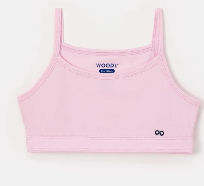 Woody, topje - meisjes - roze - 8 jaar