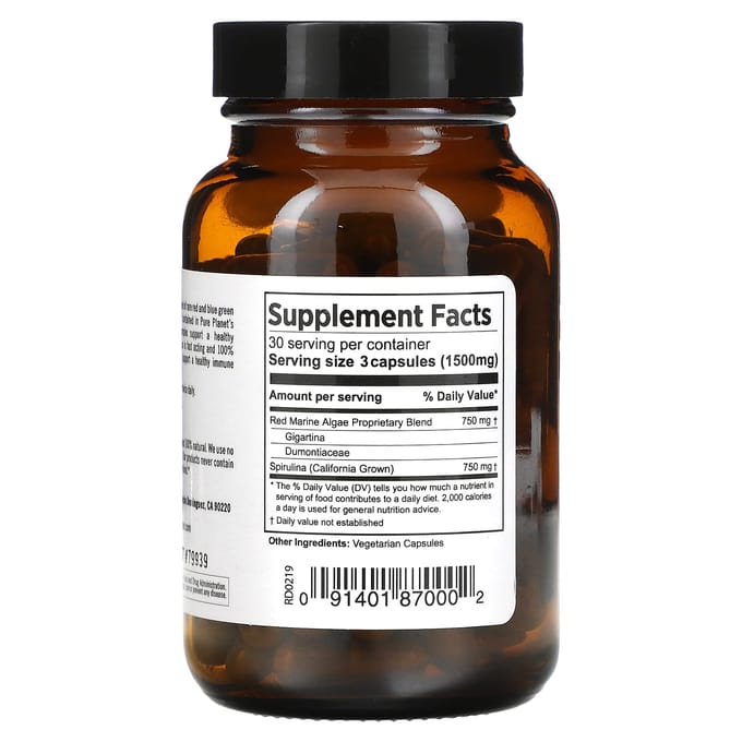 Red Marine Algi Plus, Veggie Capsules 90