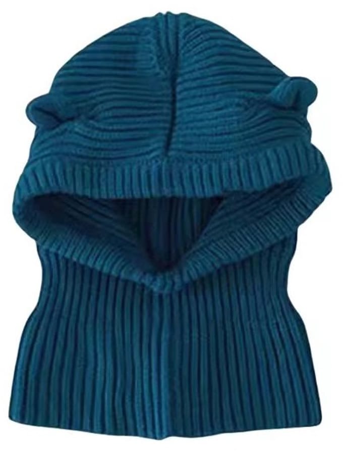 Bivakmuts kind - Baby muts - Muts - Bivakmuts - Schattige muts - Acryl - Blauw