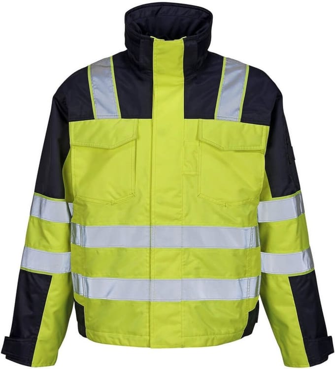 Mascot Safe Image Winterjas 05023-880 - hi-vis geel/marine - S