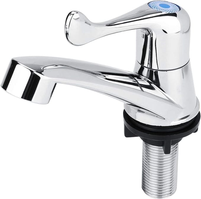 Plastic Single Cold Faucet - Sink Water Faucet Bathroom Sink - Single Handle Sink Accessories voor Bathroom en Kitchen (Tail Handle G1 / 2)