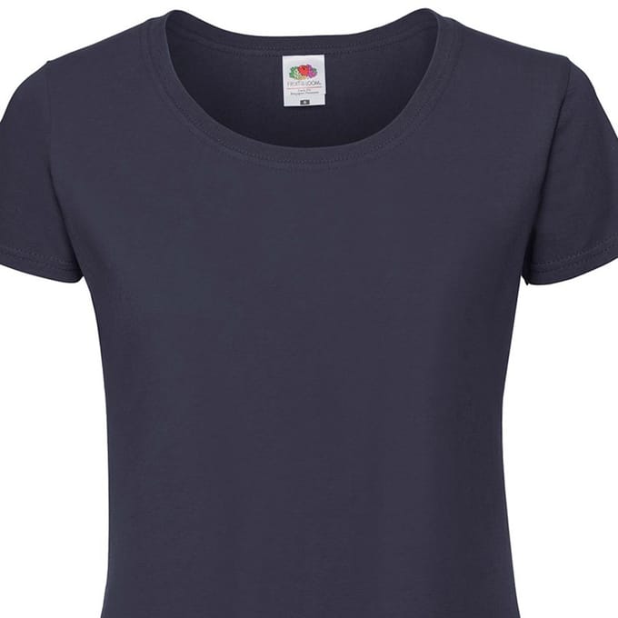 Fruit of the Loom Dames/Dames Iconic 190 T-Shirt (Deep Navy)