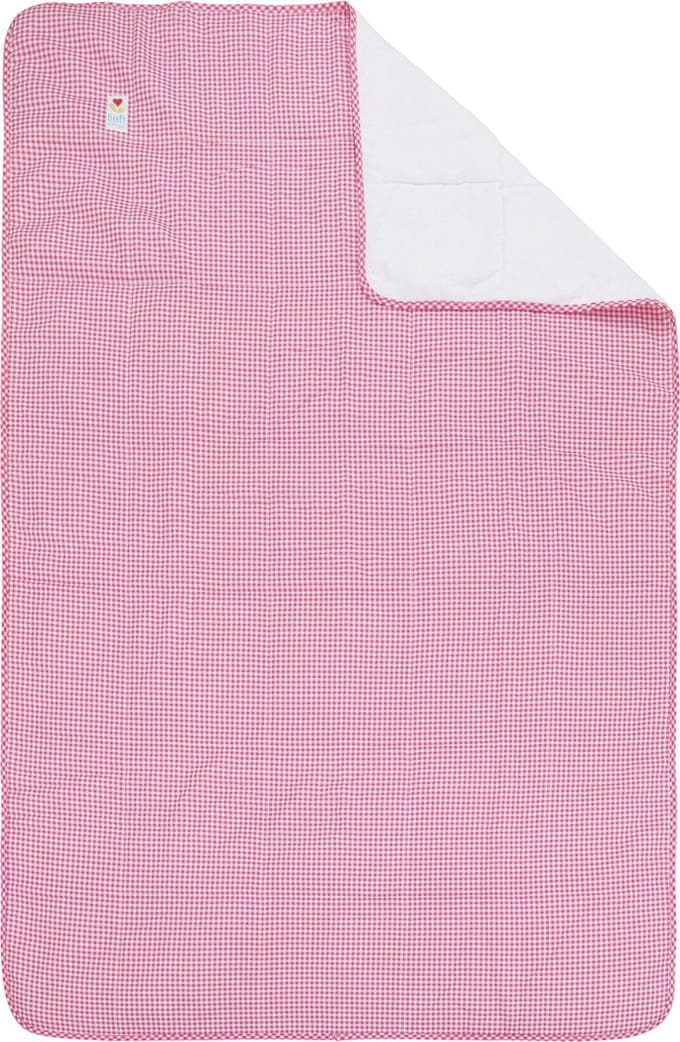 Lief! Vichy - Deken - 100x150 cm - Roze