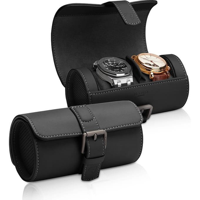 Modalo - 340211 - Uhrenrolle voor 2 Horloges - zwart - Genius