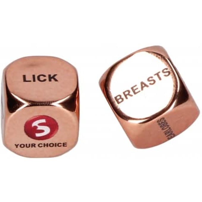Sexy Dobbelstenen - Love Dice - Rosé Goud