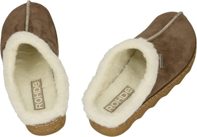 Rohde -Dames - bruin donker - pantoffels - maat 37