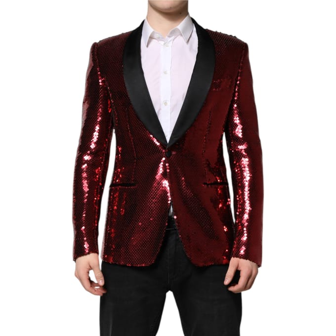 Pailletten Blazer Met Retourkraag