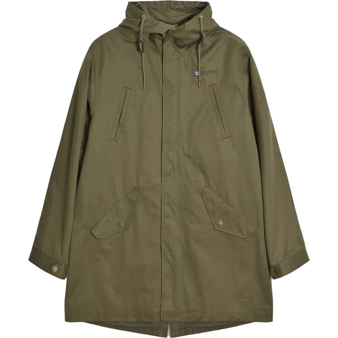 Lambretta Douchebestendige Parka Heren (Kaki Groen)