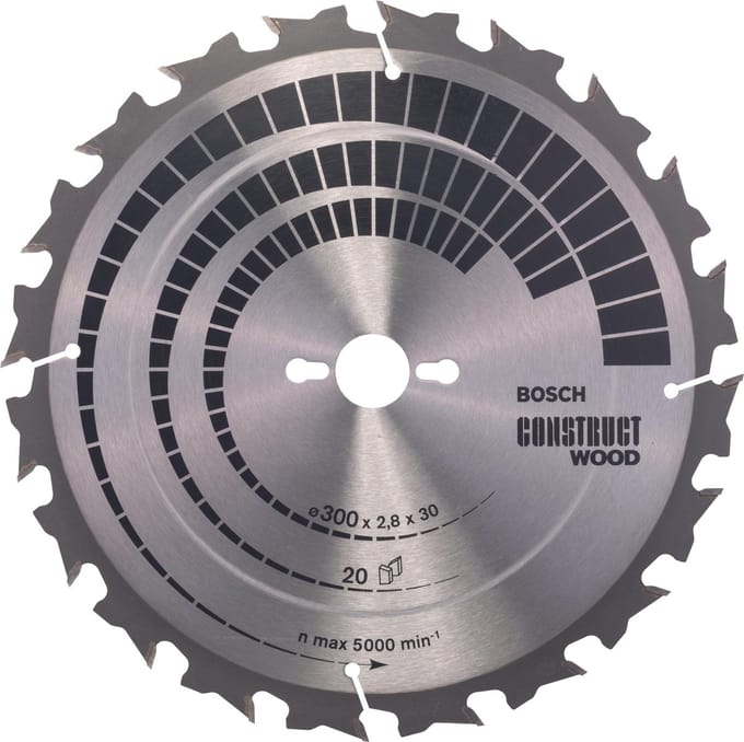 Bosch RUNDSAVKL CONST WOOD300X3.2X30MM 20 TDR