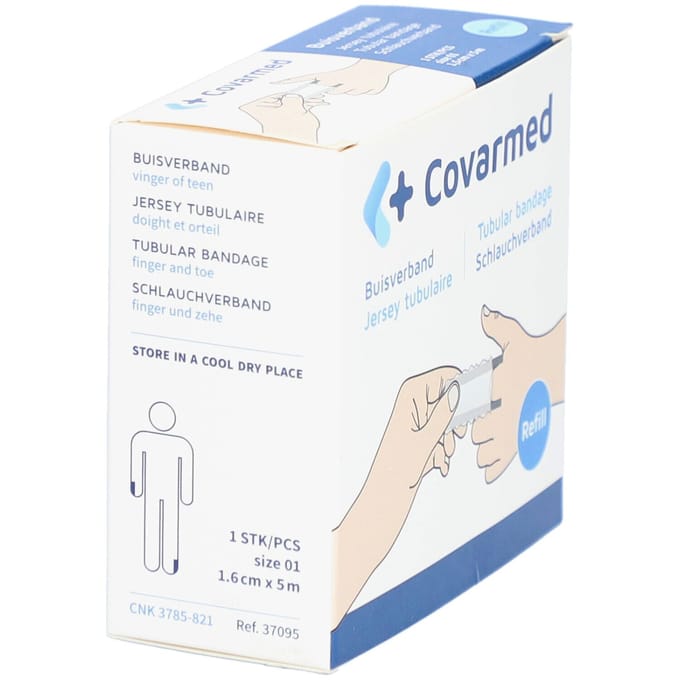 Covarmed Buisverband Navulling 1,5cm x 5m 1 Verband