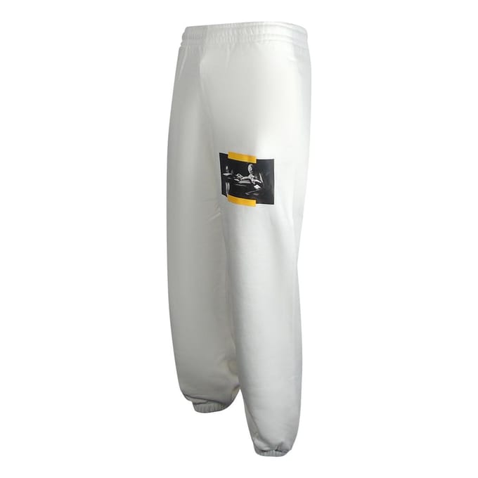 Off-White Heren Caravaggio Logo Joggingbroek (Wit)